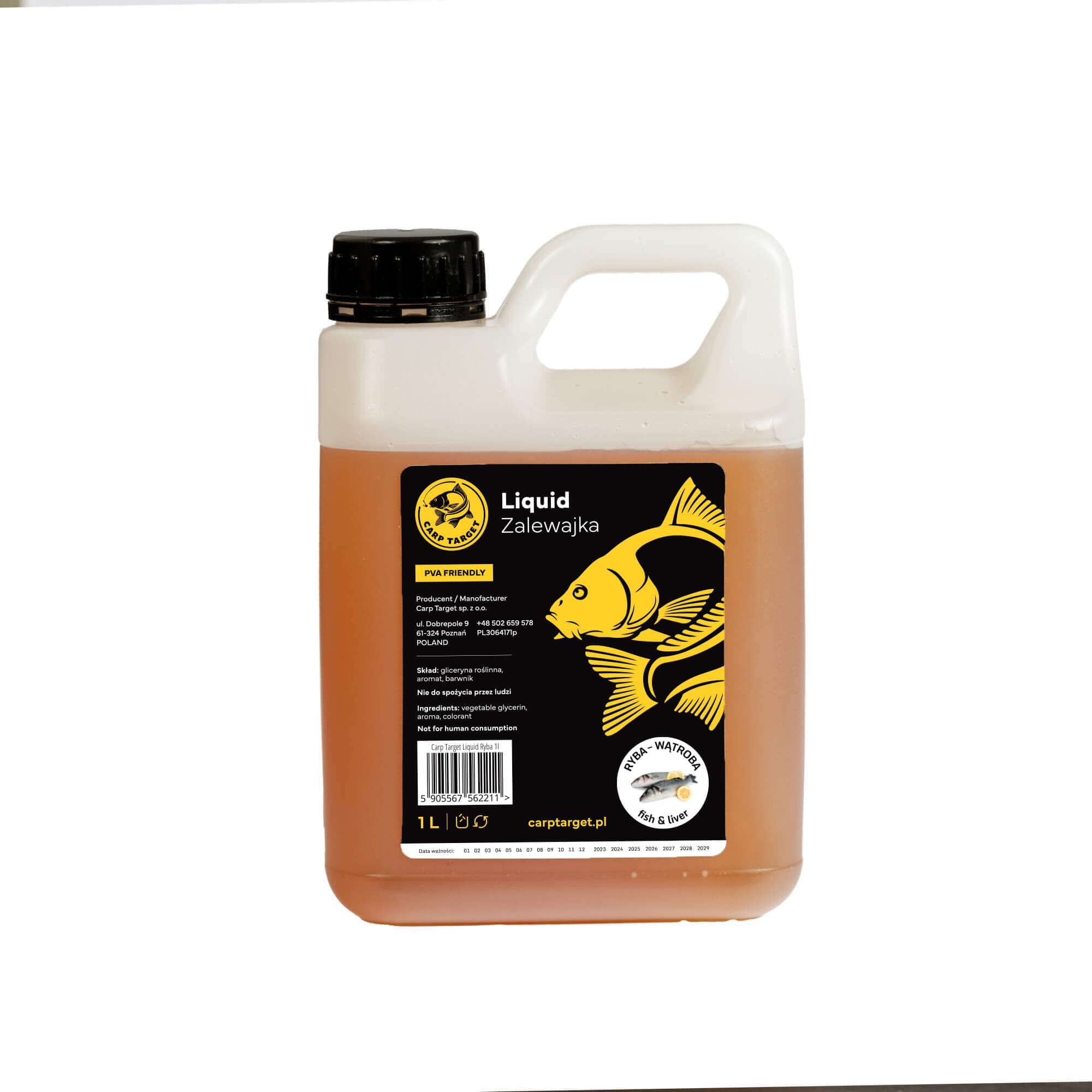 Liquid Ryba + Wątroba Gęsty Booster 1L PVA Friendly