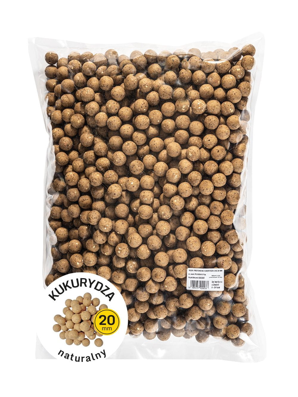 Kulki Proteinowe Na Karpia Kukurydza Naturalna 20mm 3 kg