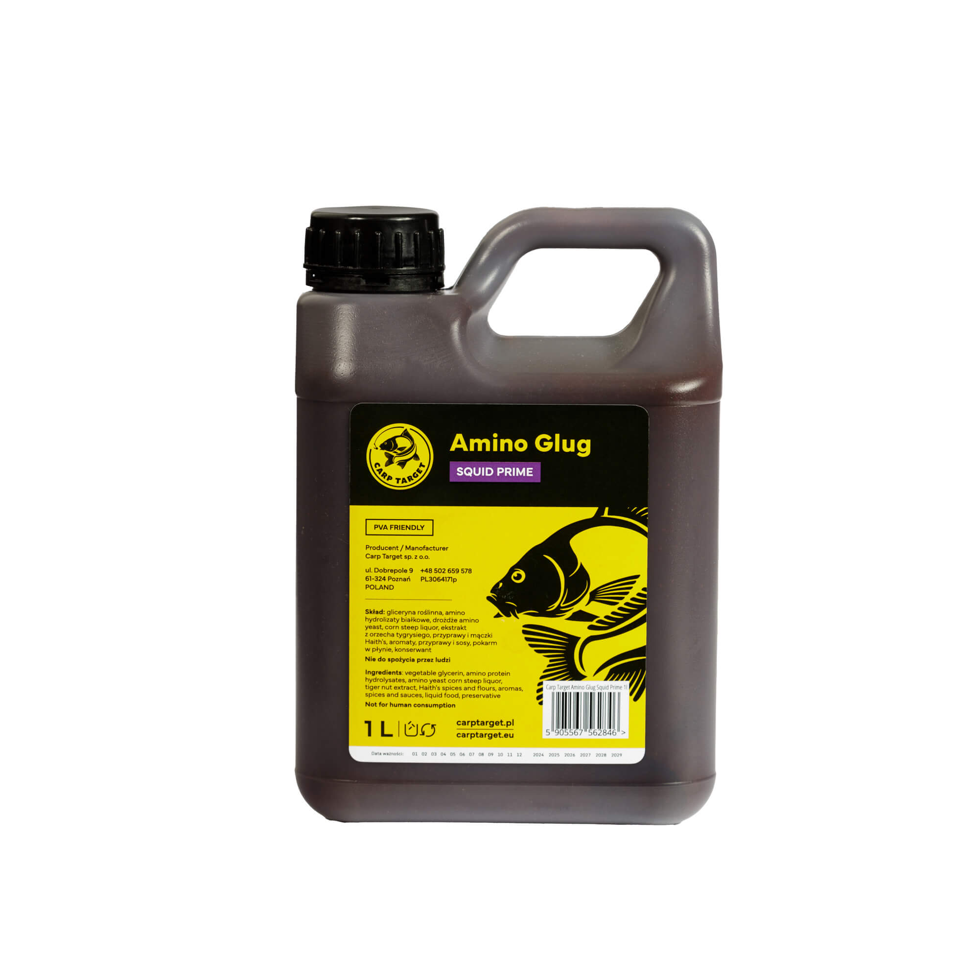 Amino Glug Squid Prime - Gęsty DIP Premium 1L PVA Friendly