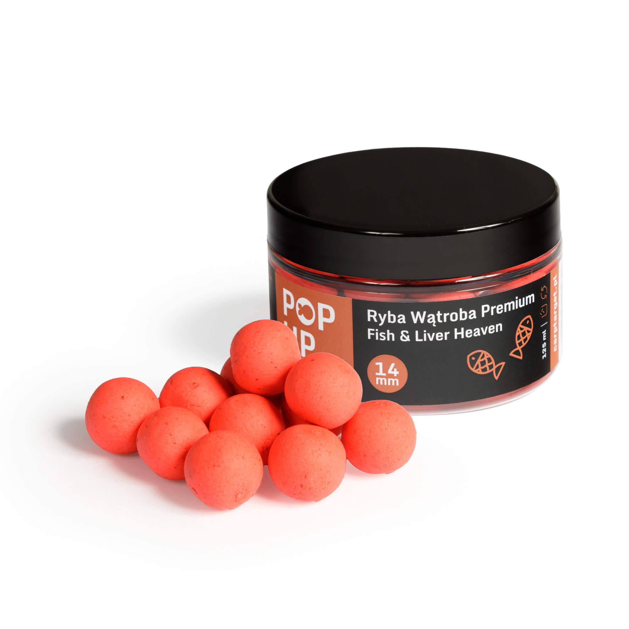 Kulki Pływające POP UP Ryba + Wątroba 14mm